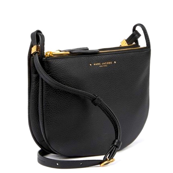 Marc Jacobs Bags The Marc Jacobs Black Supple Leather Crossbody Bag